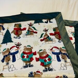 Handmade children’s holiday cuddle blanket